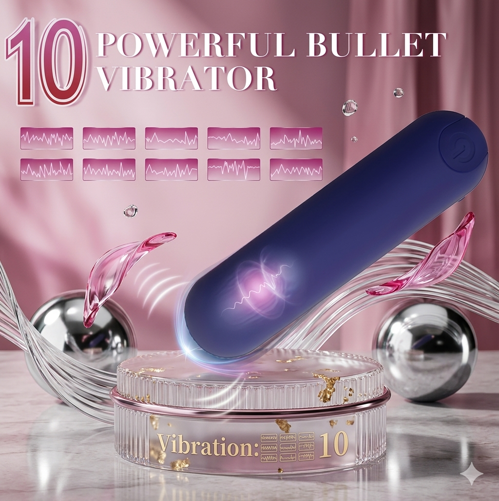 Silicone Bullet Vibrator  — discreet intimate wellness product in Guyana