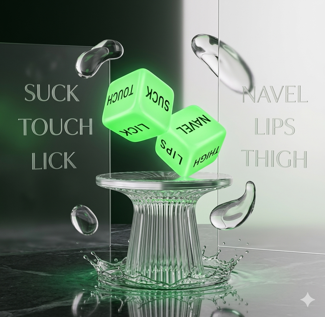 Glow-in-the-Dark Adult Dice — discreet intimate wellness product in Guyana