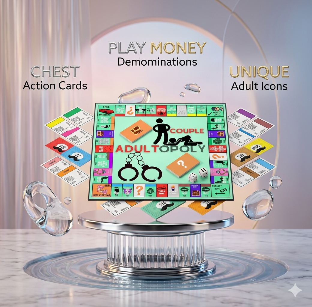 Adultopoly Date Night Game for Couples — discreet intimate wellness product in Guyana